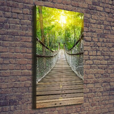 Large canvas wall art Hanging bridge