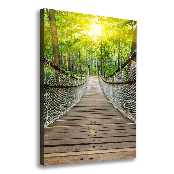 Large canvas wall art Hanging bridge