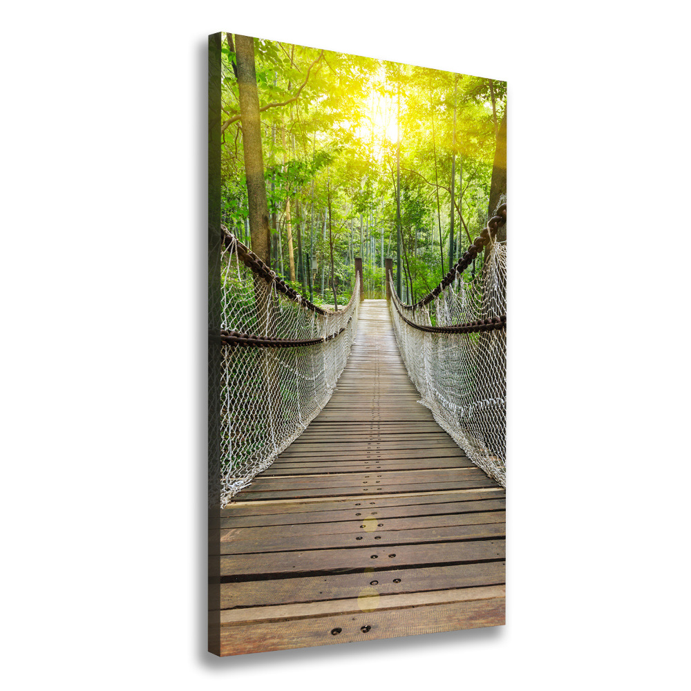 Large canvas wall art Hanging bridge