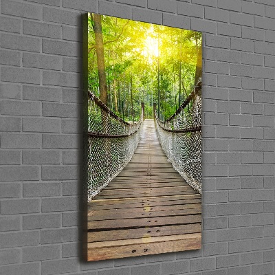 Large canvas wall art Hanging bridge