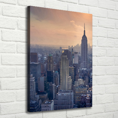 Picture canvas print Manhattan New York