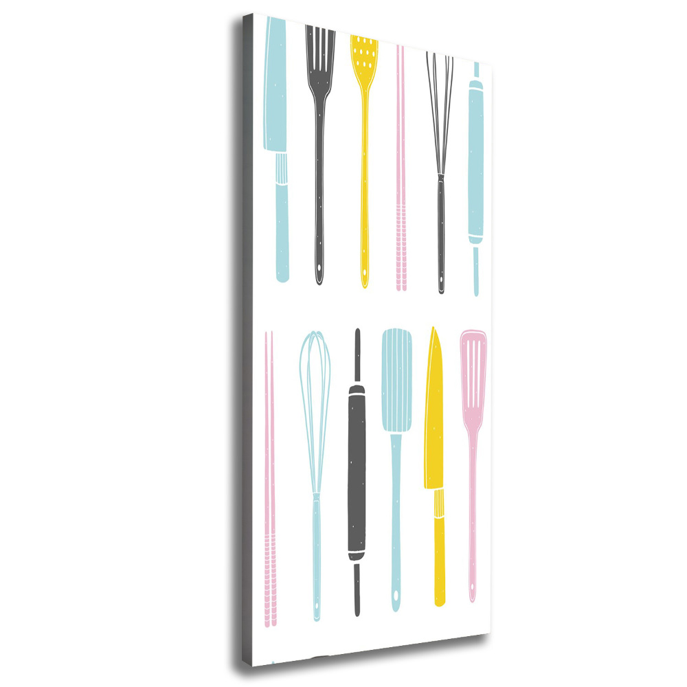 Canvas wall art Kitchen tools