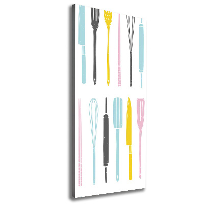 Canvas wall art Kitchen tools