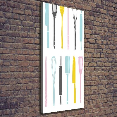 Canvas wall art Kitchen tools