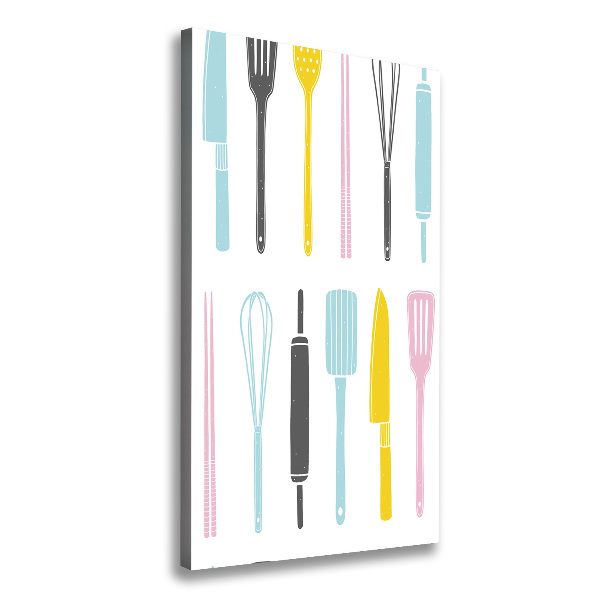 Canvas wall art Kitchen tools