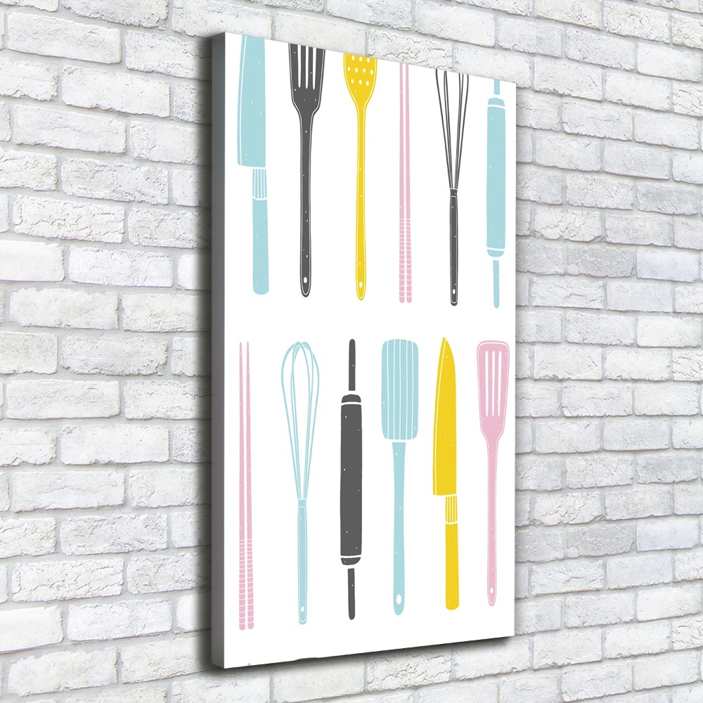 Canvas wall art Kitchen tools