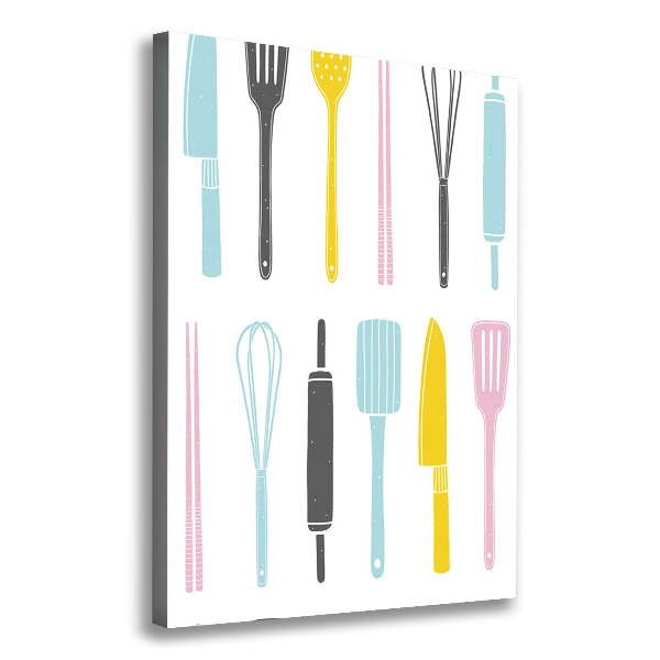 Canvas wall art Kitchen tools