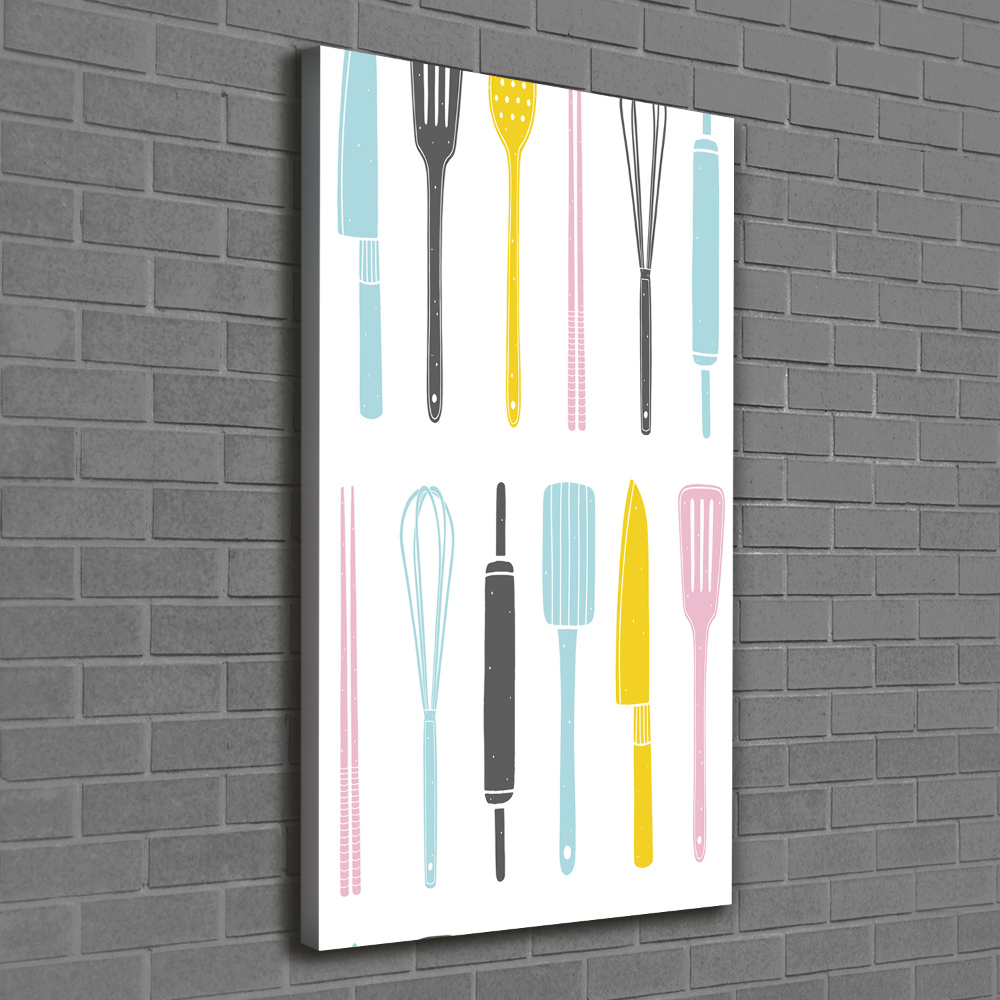 Canvas wall art Kitchen tools