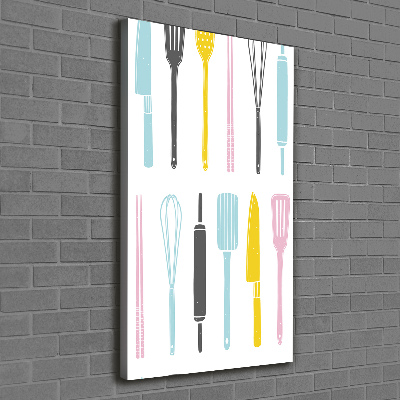 Canvas wall art Kitchen tools