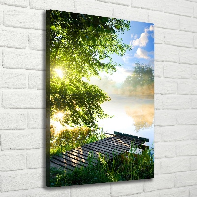 Canvas print Wooden pier