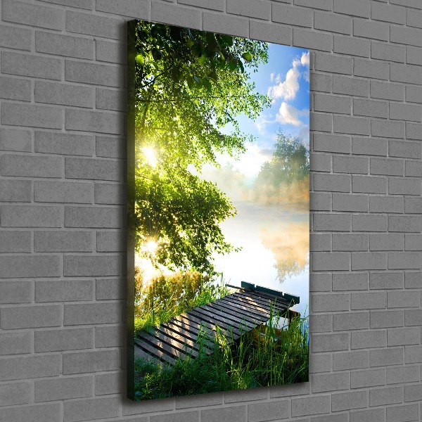 Canvas print Wooden pier