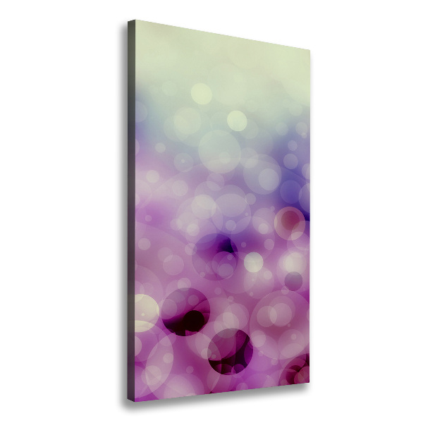 Canvas wall art Purple wheels