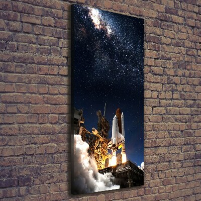 Canvas wall art Starting rocket