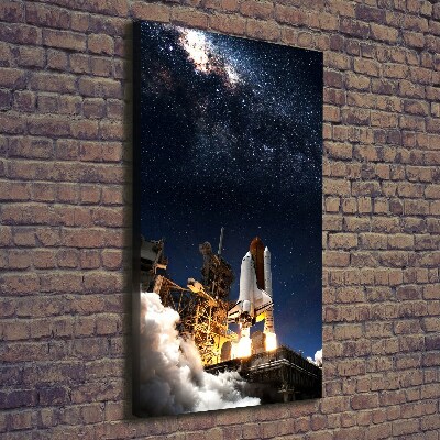 Canvas wall art Starting rocket