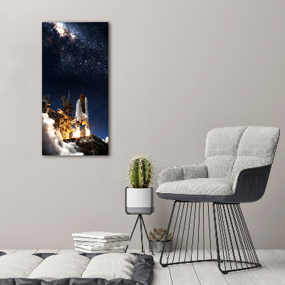 Canvas wall art Starting rocket