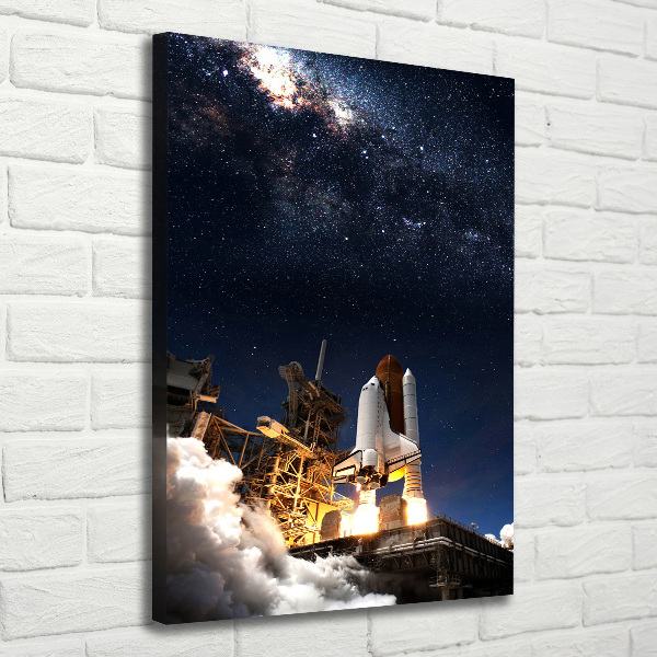 Canvas wall art Starting rocket