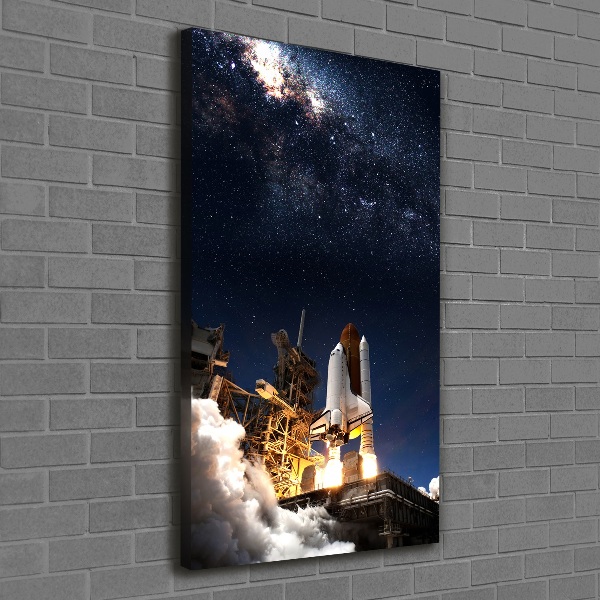 Canvas wall art Starting rocket