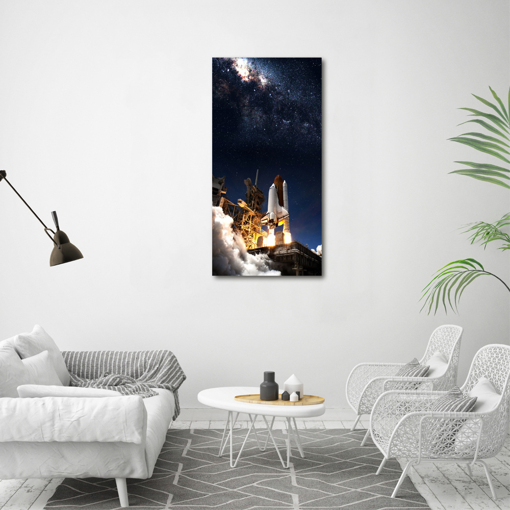 Canvas wall art Starting rocket