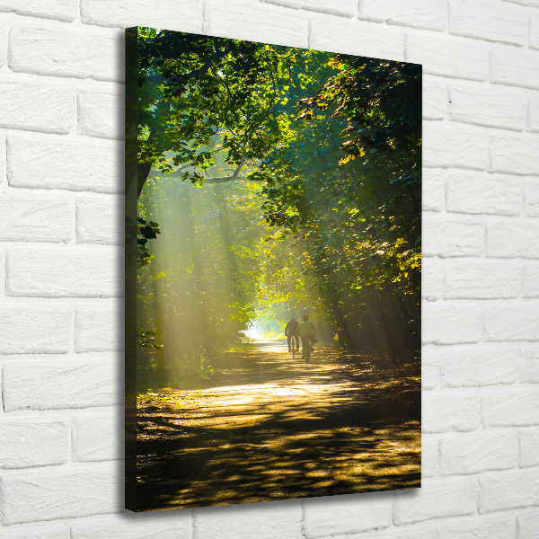 Canvas print Path in the forest