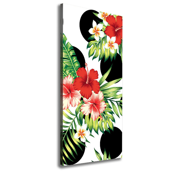 Canvas print Hawaiian pattern