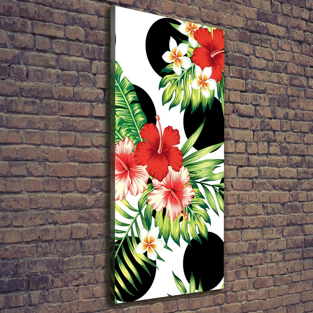 Canvas print Hawaiian pattern