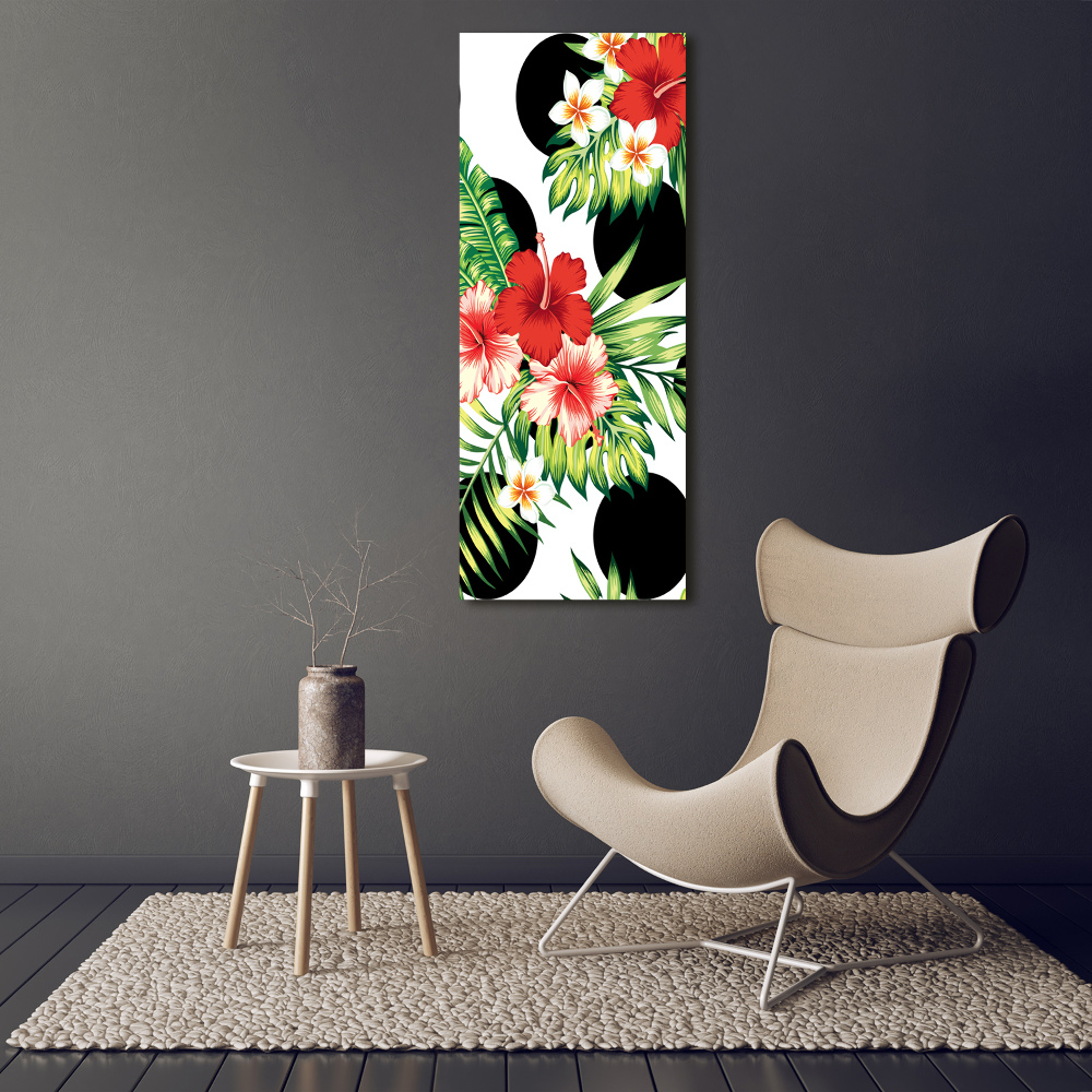 Canvas print Hawaiian pattern