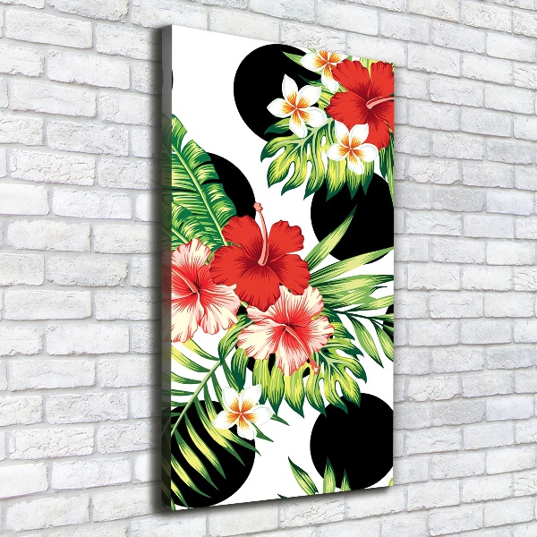 Canvas print Hawaiian pattern