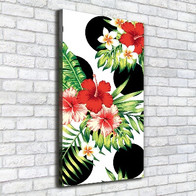 Canvas print Hawaiian pattern