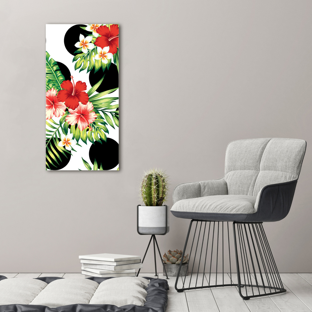 Canvas print Hawaiian pattern