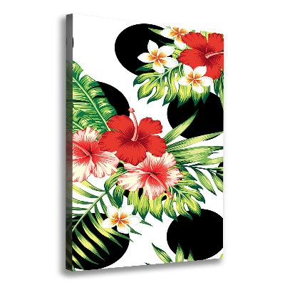 Canvas print Hawaiian pattern