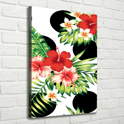 Canvas print Hawaiian pattern