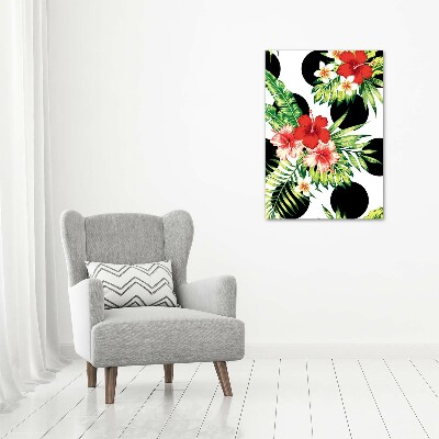 Canvas print Hawaiian pattern