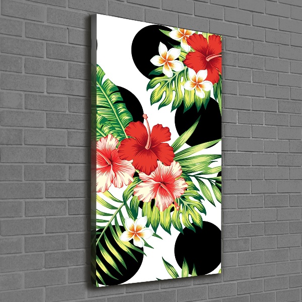 Canvas print Hawaiian pattern