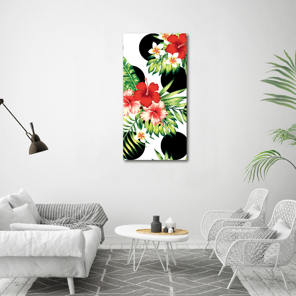 Canvas print Hawaiian pattern