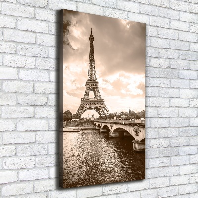 Picture canvas print Eiffel Paris tower