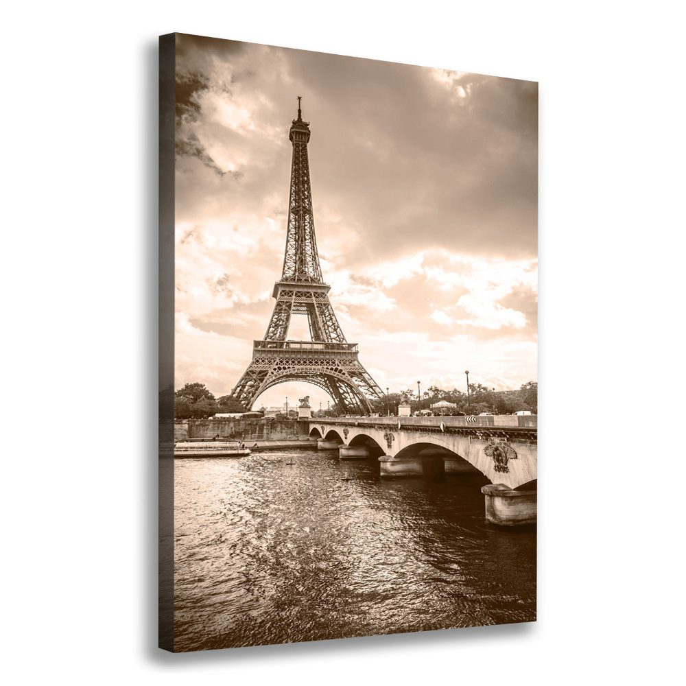 Picture canvas print Eiffel Paris tower