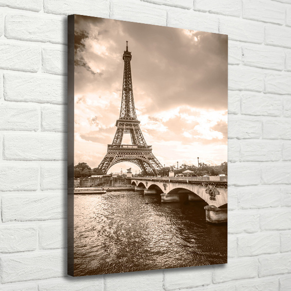 Picture canvas print Eiffel Paris tower