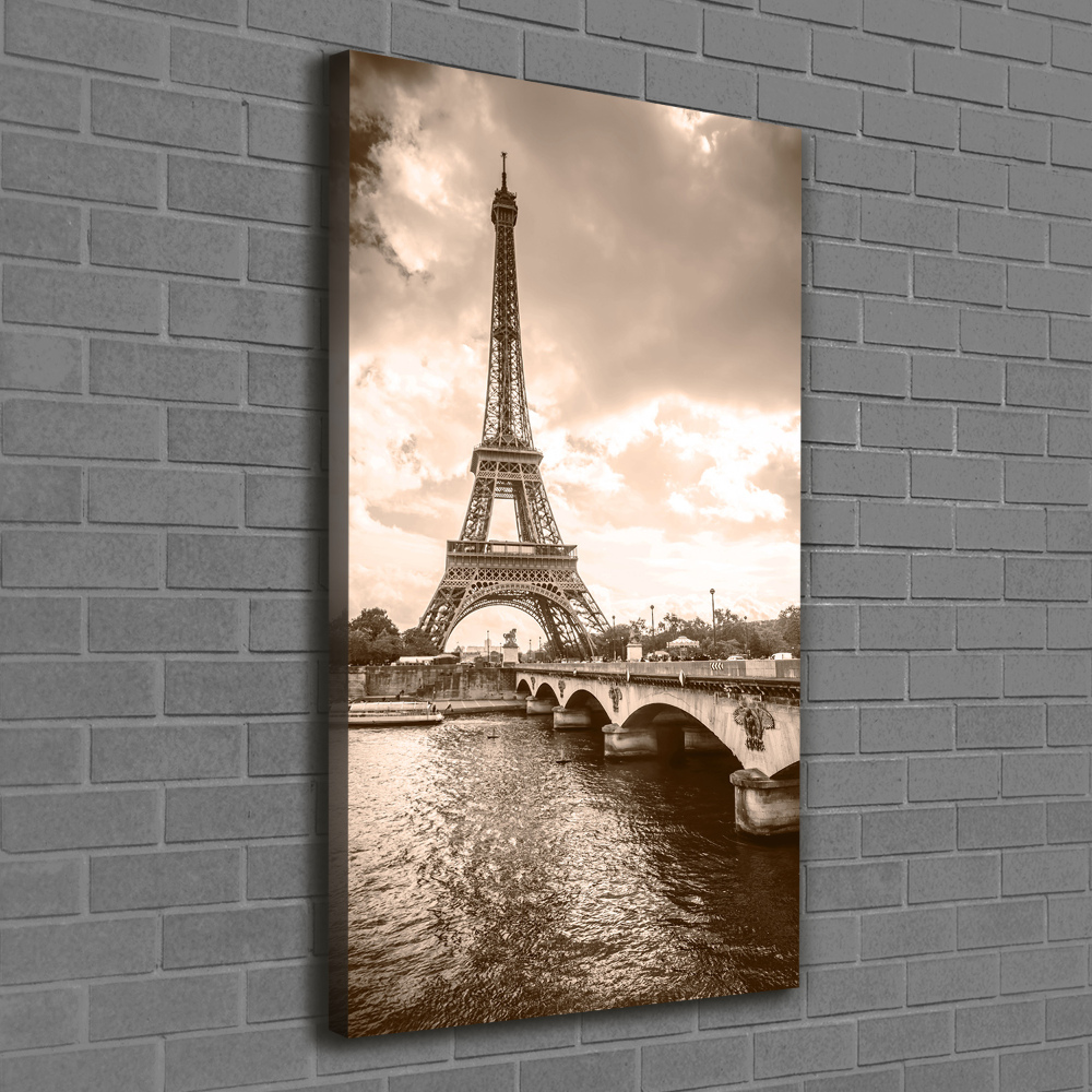 Picture canvas print Eiffel Paris tower