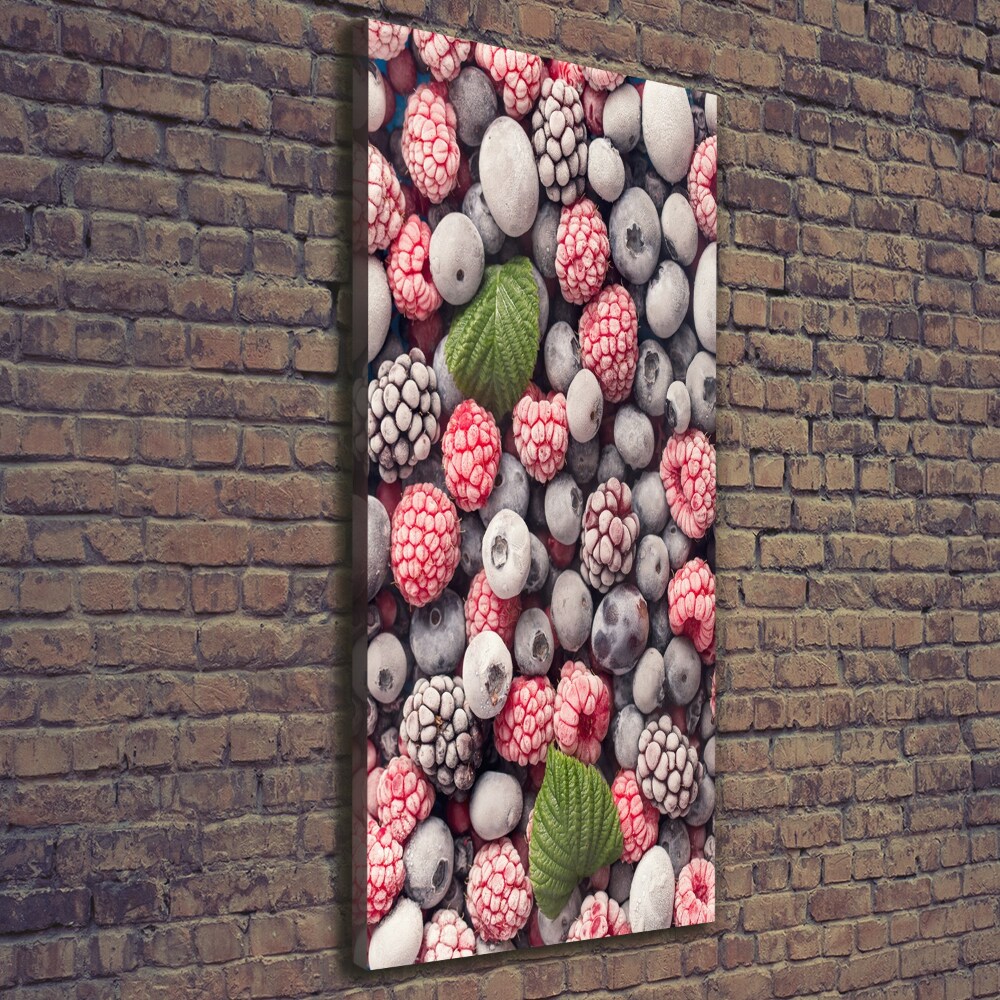 Canvas wall art Frozen fruit