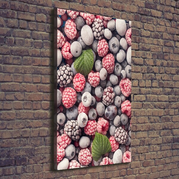 Canvas wall art Frozen fruit