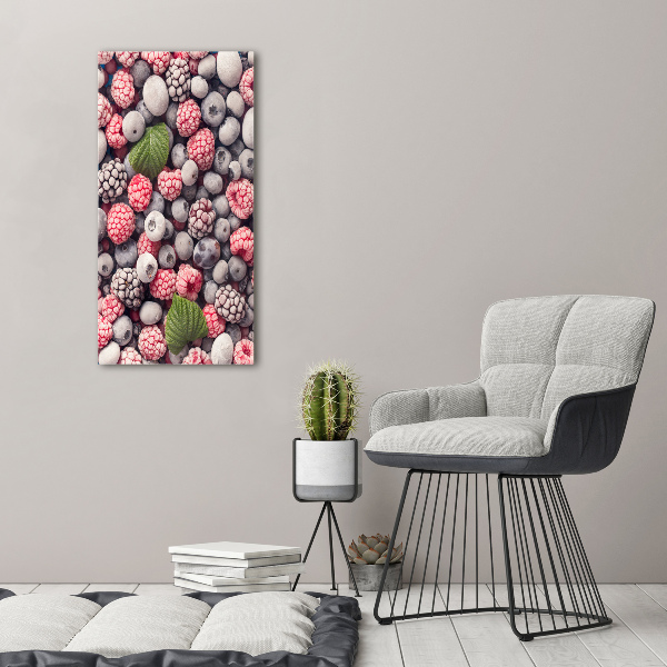 Canvas wall art Frozen fruit