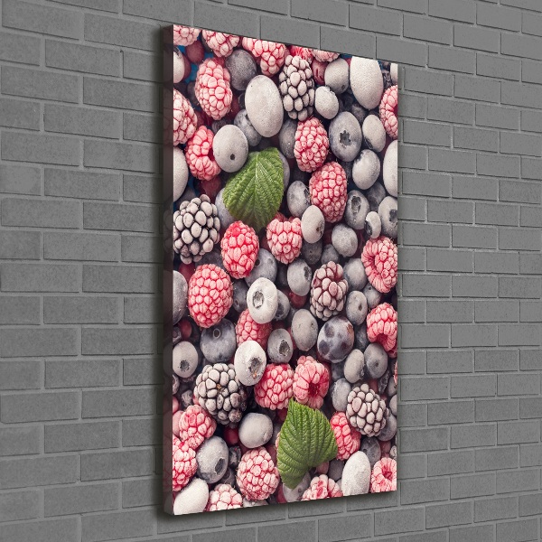 Canvas wall art Frozen fruit