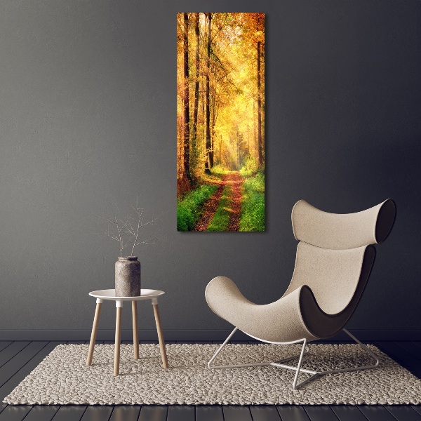 Canvas print Forest in autumn