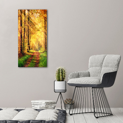 Canvas print Forest in autumn