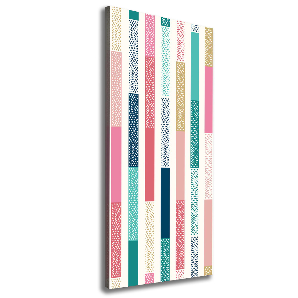 Large canvas wall art Colorful stripes