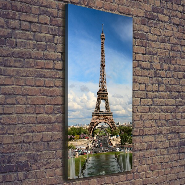 Picture canvas print Eiffel Paris tower