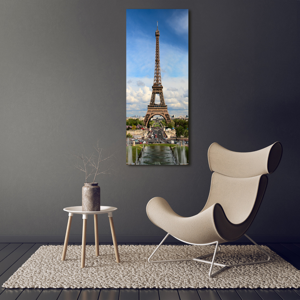 Picture canvas print Eiffel Paris tower