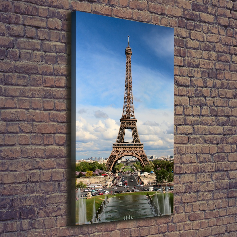 Picture canvas print Eiffel Paris tower