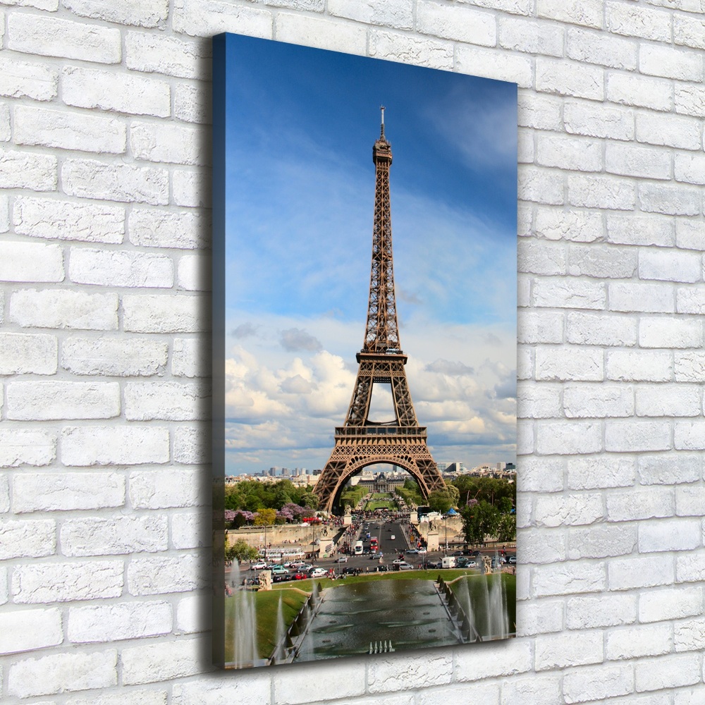 Picture canvas print Eiffel Paris tower