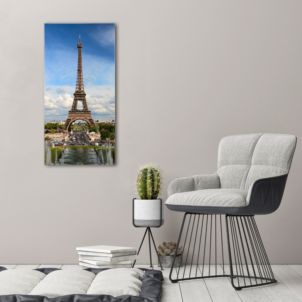 Picture canvas print Eiffel Paris tower